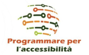 Programmare per Accessibilità Logo